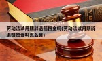 劳动法试用期辞退赔偿金吗(劳动法试用期辞退赔偿金吗怎么算)