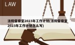 法院督察室2023年工作计划(法院督察室2023年工作计划怎么写)