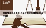 出国要办什么手续(开车自驾游出国要办什么手续)