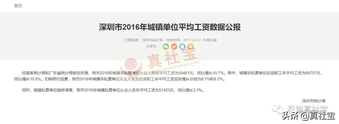 2022深圳社平工资最新发布12964元/月，近7年社平工资汇总